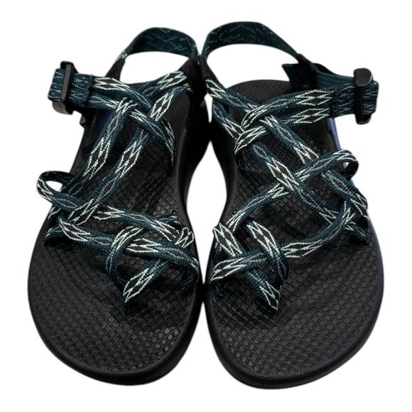 New Chaco Women's ZX/2 Classic Angular Teal Casual Sandals 6 - Picture 4 of 7